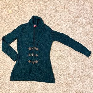 Green Merona Cardigan